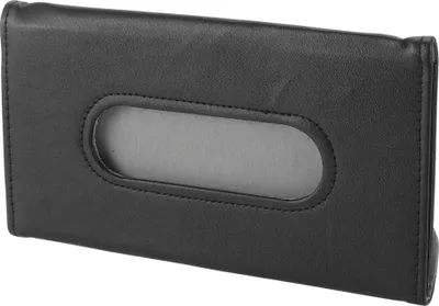 Produktbild von Auto-Taschentuchhalter Auto-Taschentuchbox-Organizer Polyurethan23x13x2cm Schwarz 1 Stück
