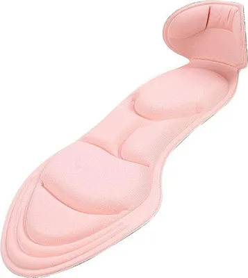 Produktbild von Schuheinlagen mit Fersenpolster, rosa, atmungsaktiv, weich, für Damen