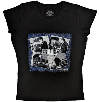 Produktbild von The Beatles At The Cavern (Back Print) Black M Damen T-Shirt