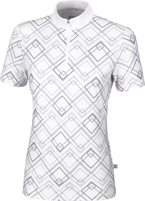 Produktbild von PIKEUR KAMILLA Damen Turniershirts white/grey Sportswear Collection 2023, Größe:46