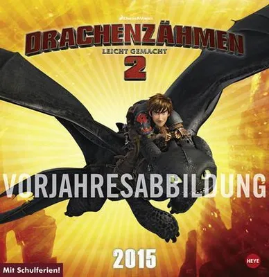 Produktbild von Drachenzähmen Posterkalender quad