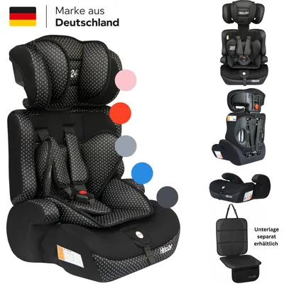 Produktbild von Kindersitz Autokindersitz Autositz 4 in1 Mitwachsend 76–150cm ECE R129 K2 Style Sitzunterlage