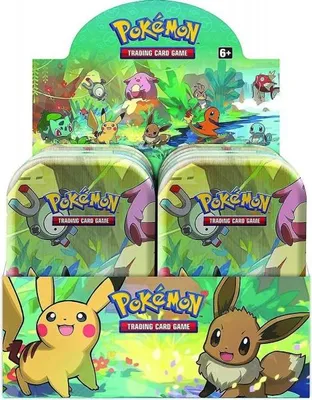 Produktbild von Pokemon Kanto Friends Mini Tin Display