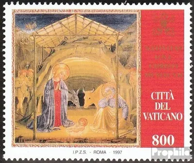 Produktbild von Briefmarken Vatikanstadt 1997 Mi 1233 (kompl.Ausg.) gestempelt Weihnachten