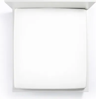 Produktbild von Bella Gracia La Piccola Spannbettlaken für Topper bis 7-10cm Farbe Weiss Größe 100x210-220