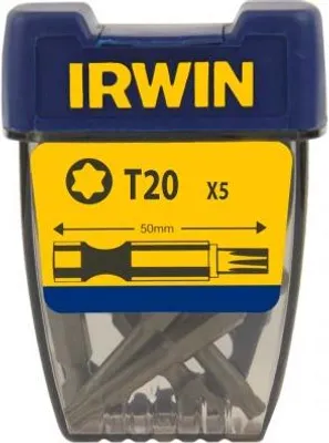 Imagen del producto de Juego de 5 destornilladores Torx de 1/4", longitud 50 mm, modelo T20 - I-10504373