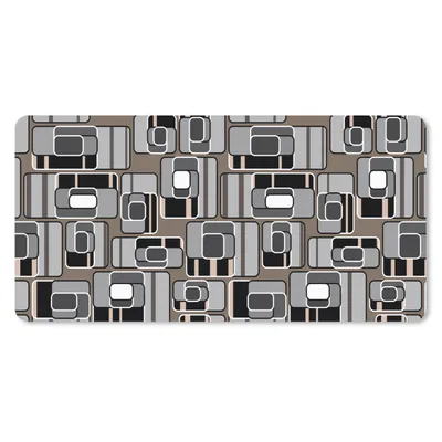 Produktbild von MuchoWow® Schreibtischunterlage Muster - Abstrakt - Skyline 80x40 cm - XXL Mauspad - Gaming Mauspad