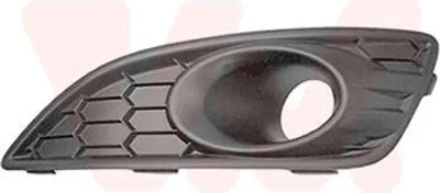 Produktbild von VAN WEZEL Lüftungsgitter Grill Stoßfänger für FORD Fiesta Mk6 Schrägheck (JA8, JR8) mit Loch/Löchern für Nebellampen