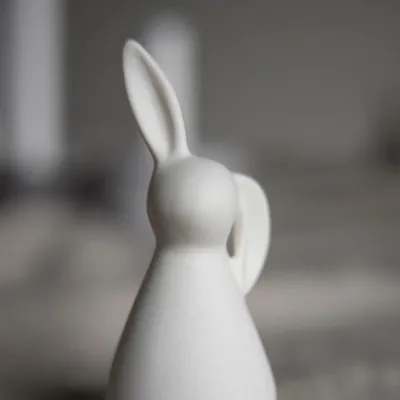 Produktbild von Osterdekoration Hase Sixten - weiß: small