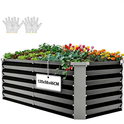 Produktbild von Hochbeet aus verzinktem Stahl