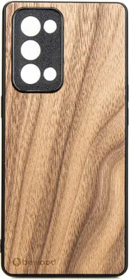 Produktbild von Holzhülle Bewood für Oppo Reno 6 Pro Amerikanischer Nussbaum
