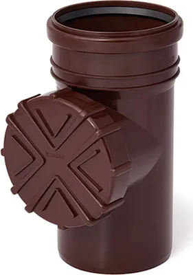 Obrázok produktu pre Čistič odtoku so sitkom pre 110 mm odtokovú rúru, hnedý