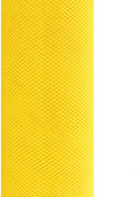 Produktbild von 9m Rolle Tüll 30cm, Farbauswahl:gelb 645