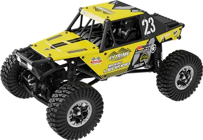 Produktbild von UDIRC UCX2405 PRO RTR 1/24 2,4G 4WD RC-Auto, Rock Crawler, Schneeleopard RC-Offroad-Truck mit LED-Licht, Gelb Bürstenlose Version