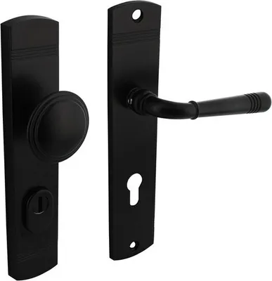 Produktbild von Sicherheitsbeschlag Albers 72 KZS schwarz matt