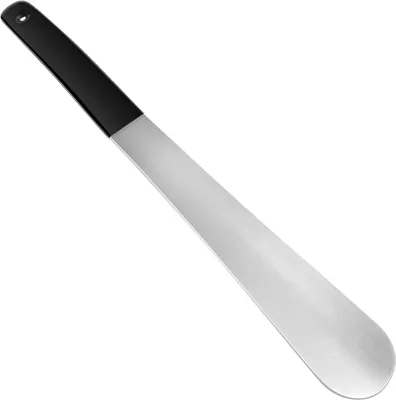 Produktbild von Schuhanzieher 30 cm, langer Metallgriff mit Gummigriff, Aufhängelöcher, für alle Schuhe