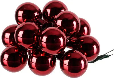 Produktbild von Kaemingk 710432, Spezifisches Weihnachtsornament, Glas, Bordeaux, 12 Stück(e), Box, 20 mm