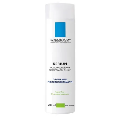 Produktbild von La Roche-Posay Kerium Anti-Dandruff Gel Shampoo For Oily Scalp, Unisex, Professionell, Shampoo, öliges Haar, Alle Farben, 200 ml
