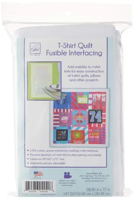 Schmelzfixiervlies für T-Shirts, 152,5 × 183,8 cm, weiß