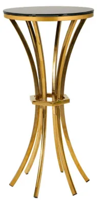 Immagine prodotto di Mauro Ferretti Tavolino Shanty alto 40x81 cm oro nero