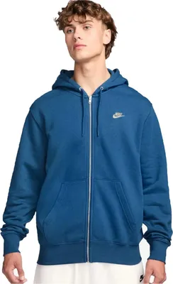 Produktbild von Nike Kapuzenjacke Club Hoodie, Größe:L, Farbe:Blau