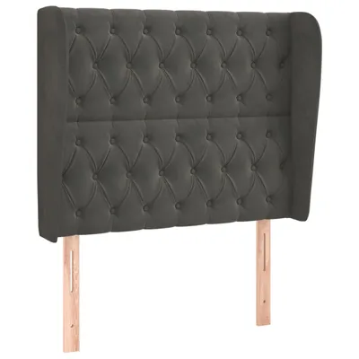 Produktbild von VidaXL 3118329, Dunkles Grau, Polyester, Holz, 930 mm, 118 cm, 128 cm, 230 mm