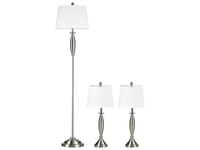 Obrázok produktu pre Súprava stojacej a stolovej lampy HOMCOM B31-334V90, 3 ks - B