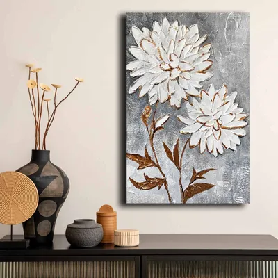 Produktbild von Wallity, 4570GSC-016, Dekorative Leinwandmalerei, Mehrfarbig, 100 % LEINWAND, 45 x 70 cm