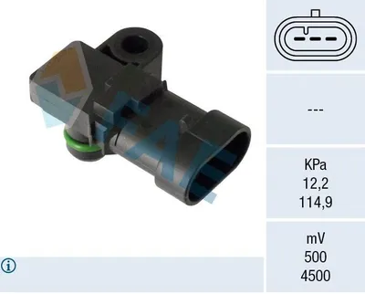 Produktbild von FAE 15143 Ladedrucksensor für OPEL ZAFIRA B (A05) Saugrohr