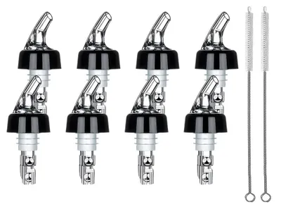 Dosierhilfe 8er-Set, 2/3/4/5 cl, Ausgießer für Flaschen