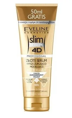 Obrázok produktu pre Sérum Na Redukciu Tvaru Zlaté 24k Eveline Slim Extreme 4D - 250 ml