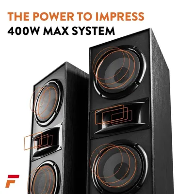 Zdjęcie produktu dla Fenton SHF700B, 3-drożny, 2.0 kan., Przewodowa, 200 W, 20 - 20000 Hz, Czarny