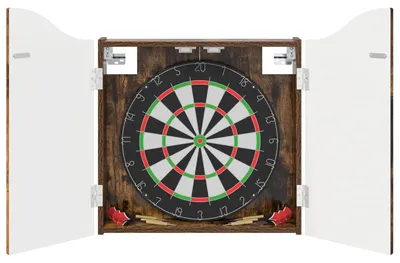 Zdjęcie produktu dla Szafka na tarczę do rzutków Dąb wędzony 56 x 12 x 63 cm