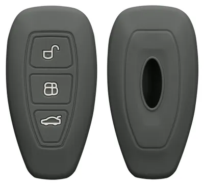 Produktbild von kwmobile Schlüsselhülle für Ford 3-Tasten Autoschlüssel Keyless Go Hülle - Autoschlüssel Schlüssel Hülle aus Silikon - Schlüsselschutz Gehäuse in