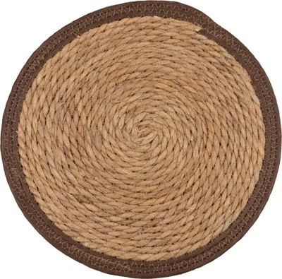 Produktbild von Rundes Tischset aus geflochtener fester Jute
