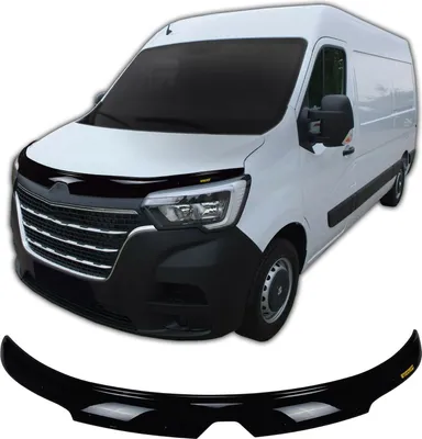 Image de Bra Capot Déflecteur Protection Pour Renault Master 2019-2024, Aérodynamique, Assemblage Facile, Aucun perçage requis