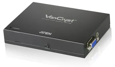 Produktbild von ATEN VGA/Audio-Cat-5-Empfänger (1024 x 768 bei 300 m), 1920 x 1200 Pixel, AV-Receiver, 300 m, Kabelgebunden, Schwarz