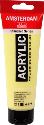 Produktbild von Royal Talens Acrylfarbe Amsterdam 120ml Permanent Zitronengelb Hell