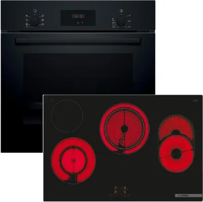 Produktbild von Bosch HBD231FB87, Zonen-Induktionskochfeld, 4 Zone(n), Glaskeramik, Schwarz, Berührung, 80,2 cm