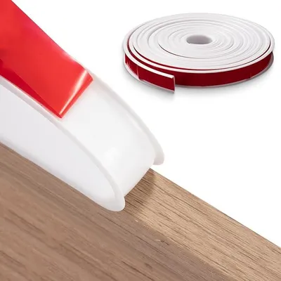 Produktbild von U-f?rmiger Kantenschutz - Kantenband - Randprotektor - Selbstklebender Tischkantenschutz - Faltbar - Fš¹r Tisch- und M?belecken - 5 m x 12 mm