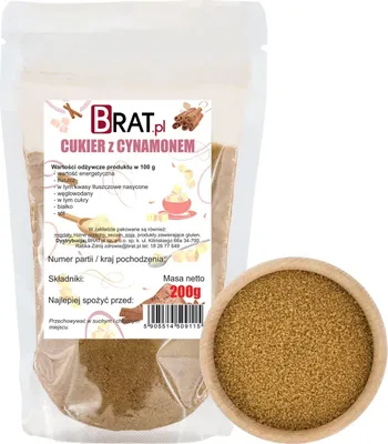 Immagine prodotto di Zucchero alla cannella 200 g