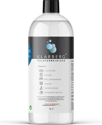 Produktbild von KLARBERG® 1L Waschsauger Polsterreiniger Konzentrat I Polsterreiniger für Sofa, Teppich, Autositze, Textilreiniger uvm.