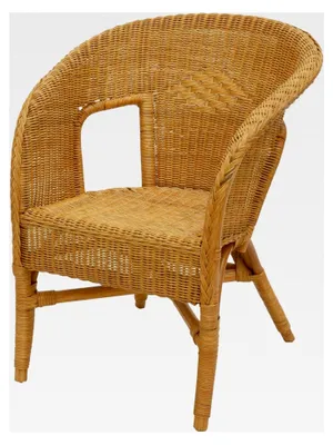 Produktbild von Rattansessel Bella in Honigfarbe, aus Natur-Rattan