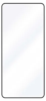 Produktbild von Gehärtetes Glas für Asus ROG Phone 9, Fixed Full Cover 2.5D Tempered Glass, Schwarzen Rahmen