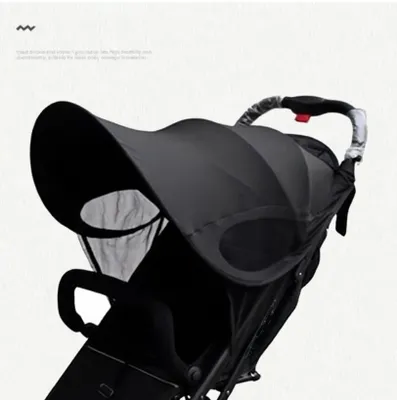 Imagen del producto de Parasol para cochecito de bebé, protección UV, universal, plegable, desmontable, protector solar para cochecitos