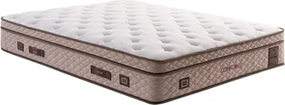 A mattress set on a white background.