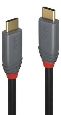 Produktbild von Lindy 36909, 7 m, USB C, USB C, USB 3.2 Gen 2 (3.1 Gen 2), 10 Gbit/s, Schwarz