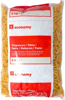Produktbild von Transgourmet Economy Fusilli 5kg Nudeln Vorratspack Pasta Teigwaren