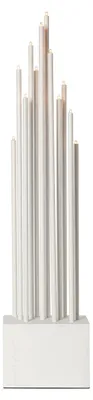 Produktbild von Star Trading 644-87, Leichte Dekorationsfigur, Weiß, IP20, Weiß, 12 Glühbirne(n), E5