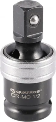 Immagine prodotto di Adattatore bussola per avvitatore & snodo cardanico esagonale adattatore avvitatore a impulsi, adattatore snodo cardanico a macchina impact da 1/2", Quatros